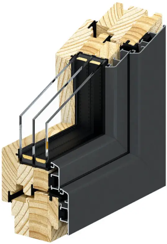 Dřevohliníková okna RI® WOOD-ALU CLASSIC 78 a 92